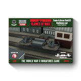 Flames Of War - German: Twin 8.8cm FlaK37 Railway car