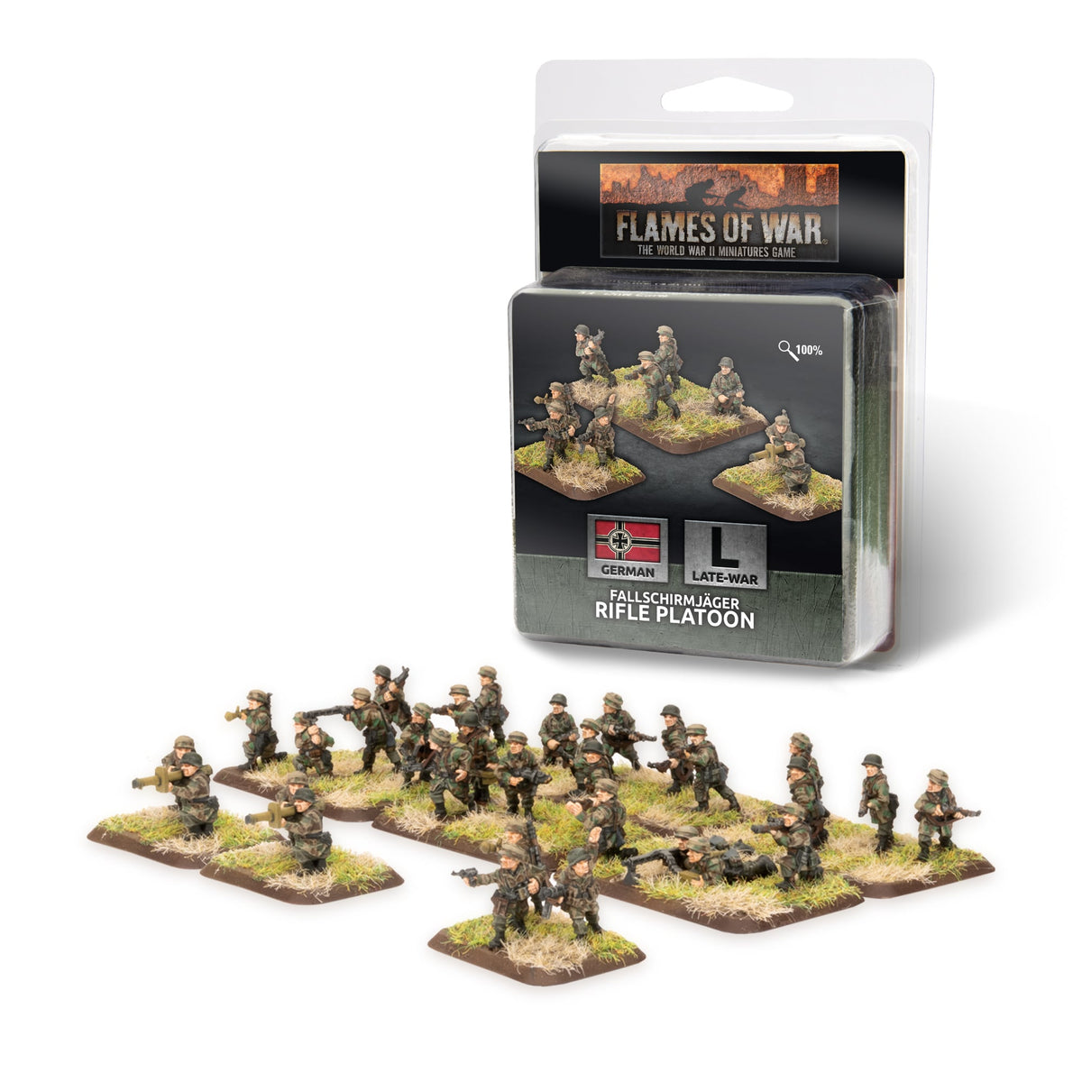Flames Of War - German: Fallschirmjager Rifle Platoon