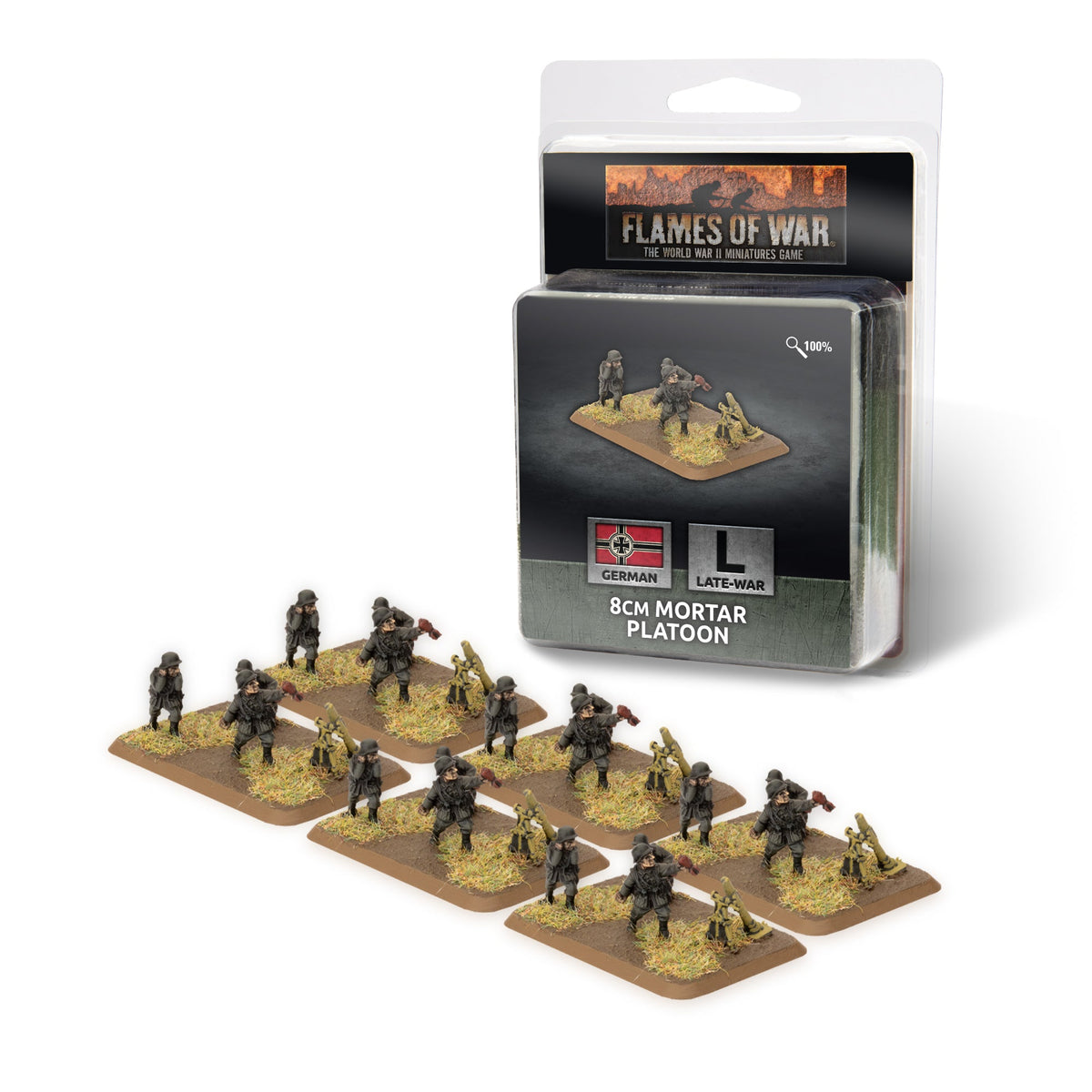 Flames Of War - German: 8cm Mortar Platoon