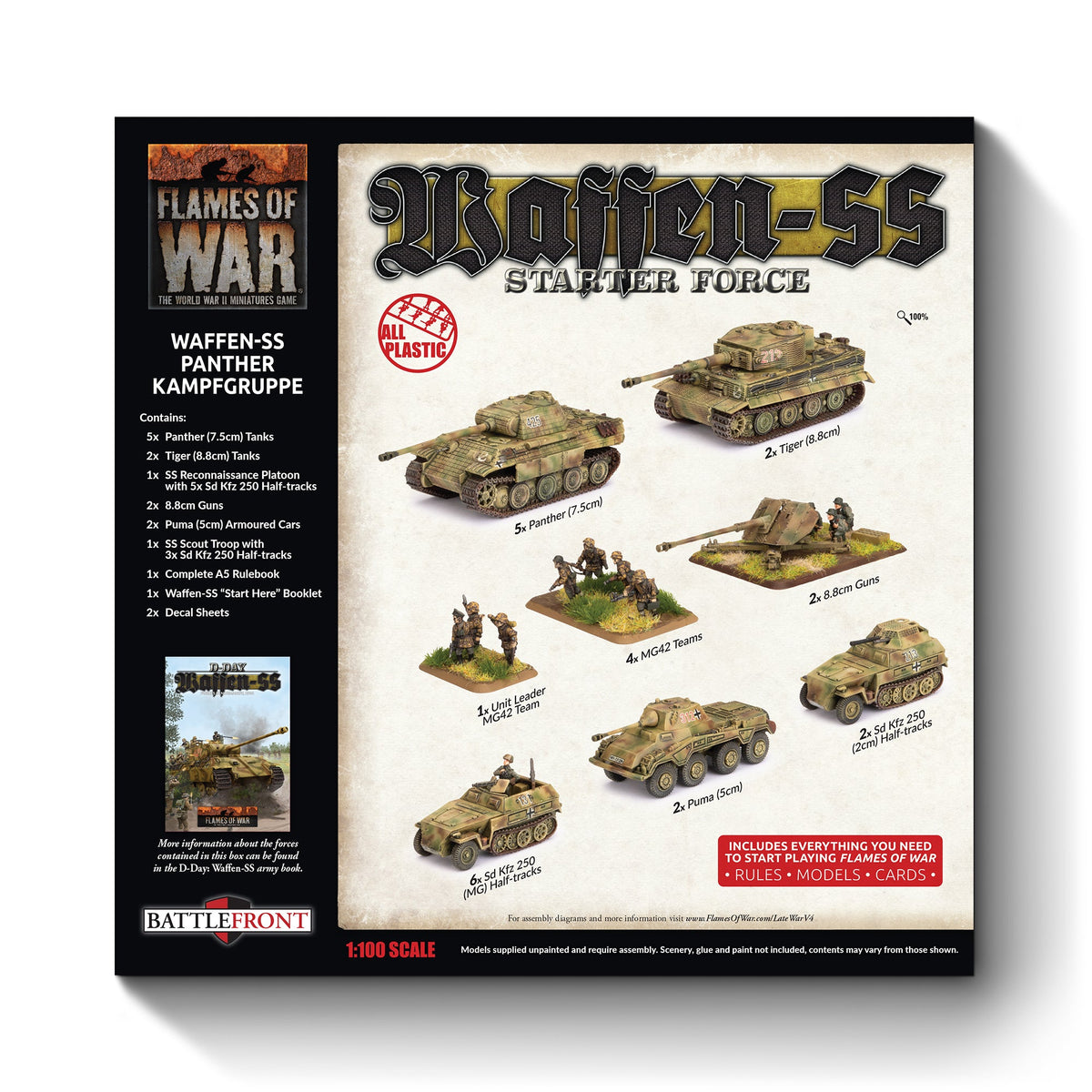 Flames Of War - German Starter Force: Waffen-SS Panther Kampfgruppe