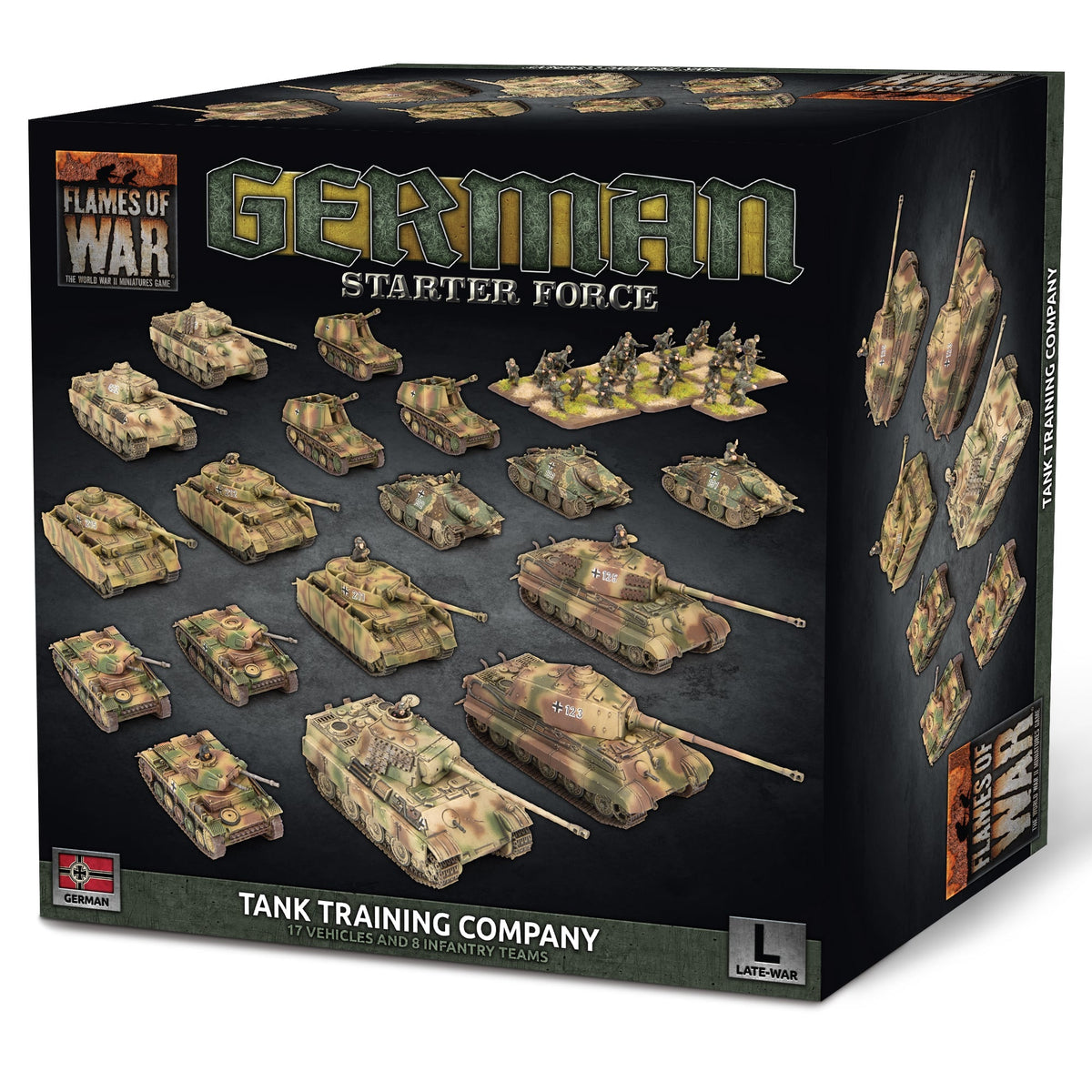 Flames Of War - German Starter Force: Tank Training Company