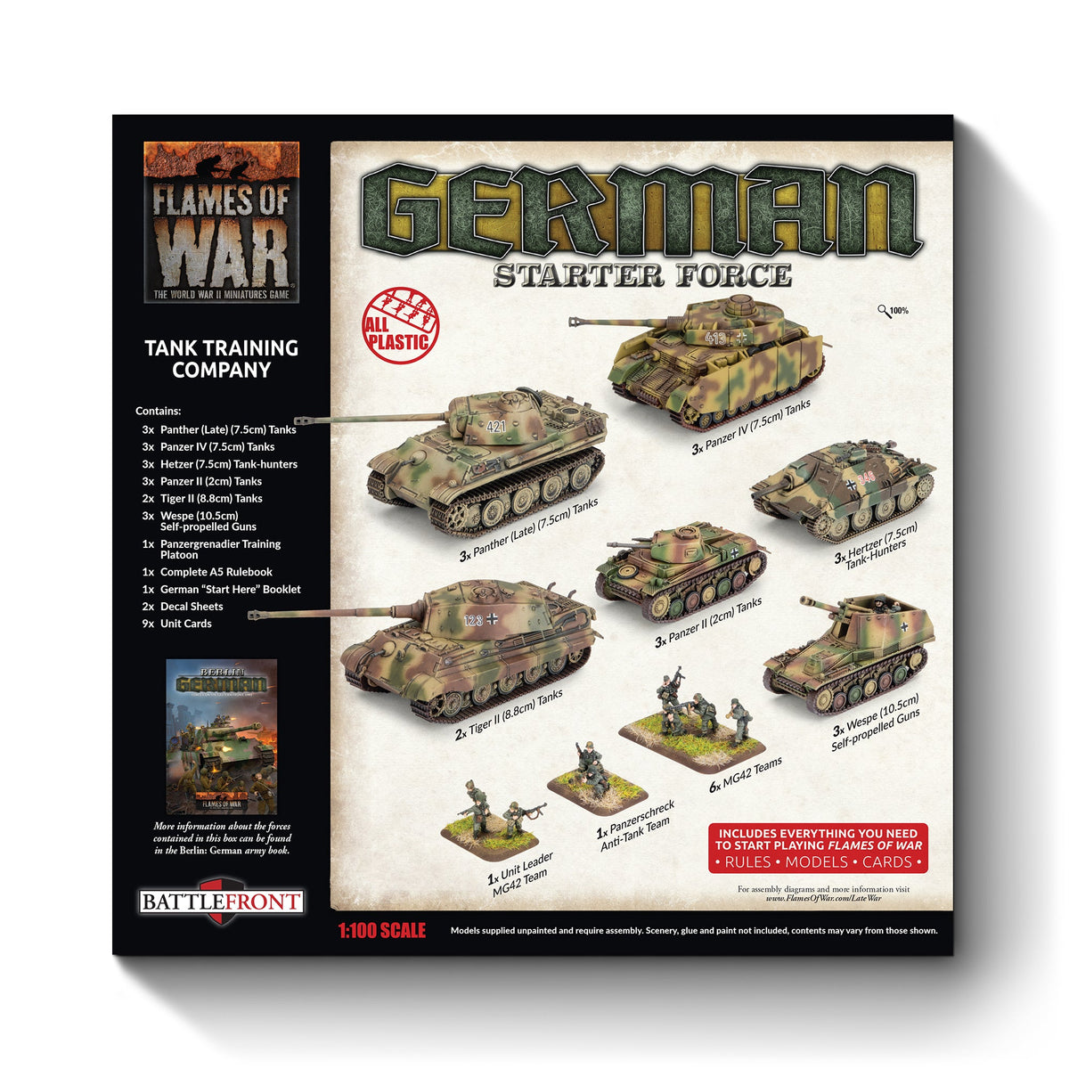 Flames Of War - German Starter Force: Tank Training Company