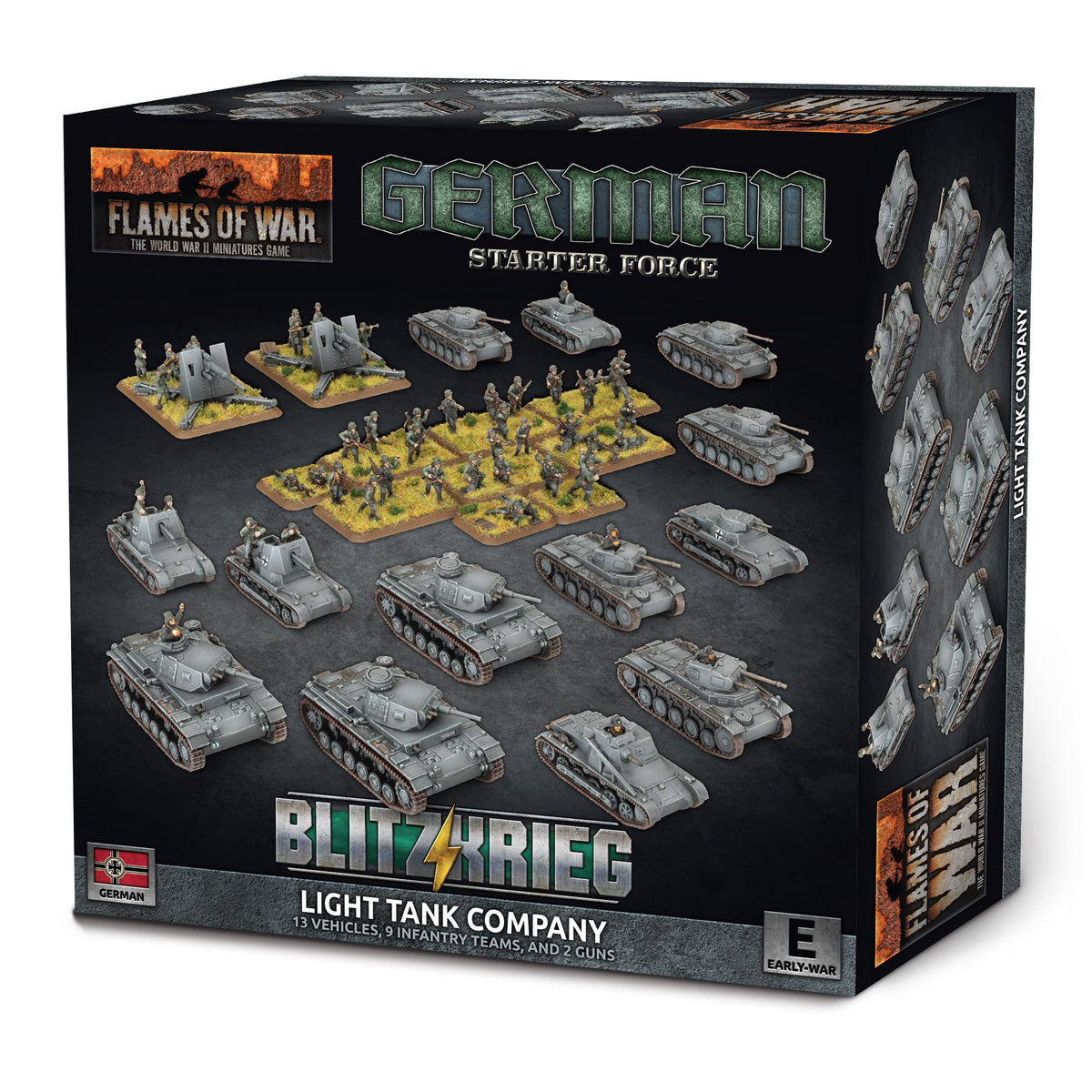 Flames Of War - German Starter Force: Light Tank Company