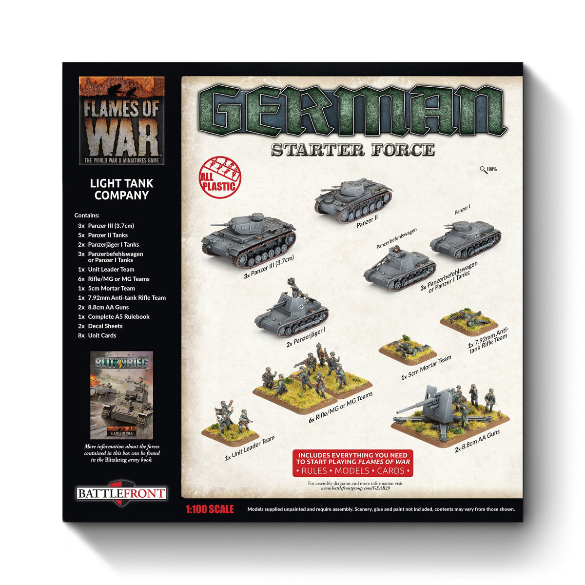 Flames Of War - German Starter Force: Light Tank Company