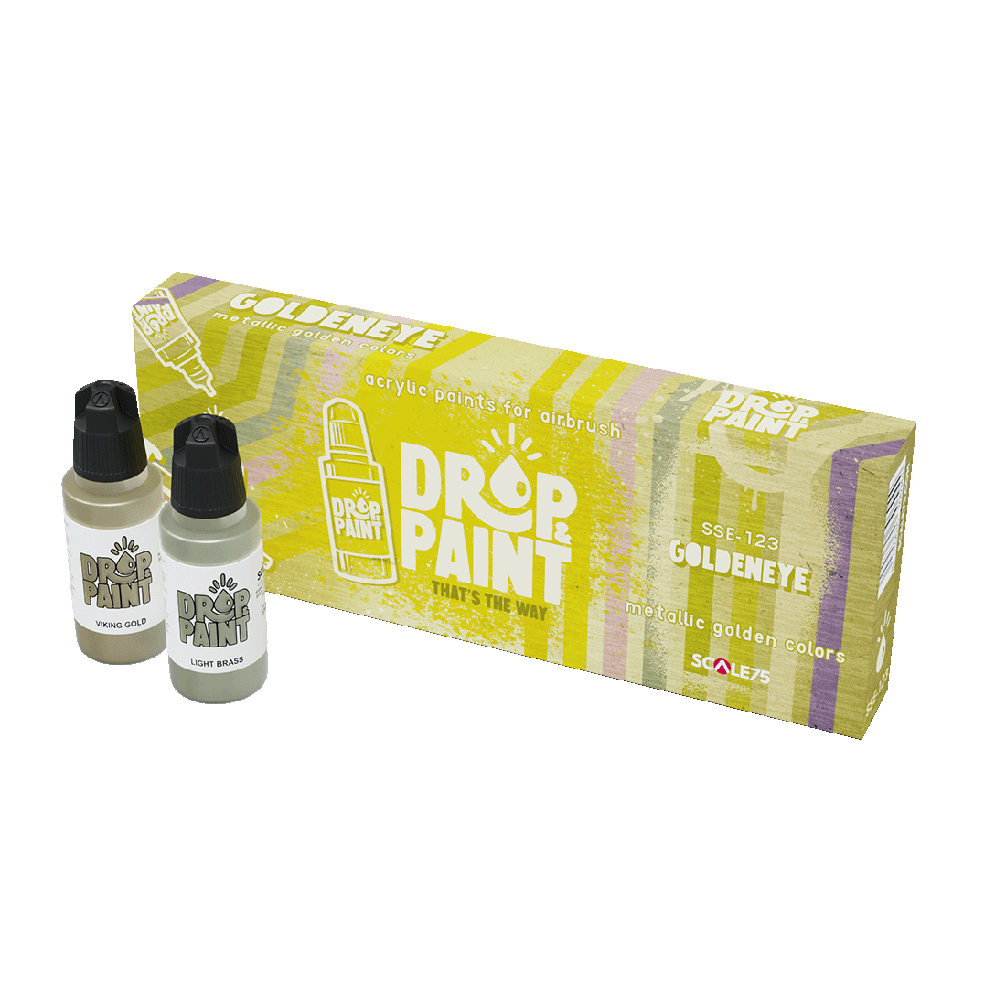 Scale 75 - Drop and Paints - Goldeneye Paint Set