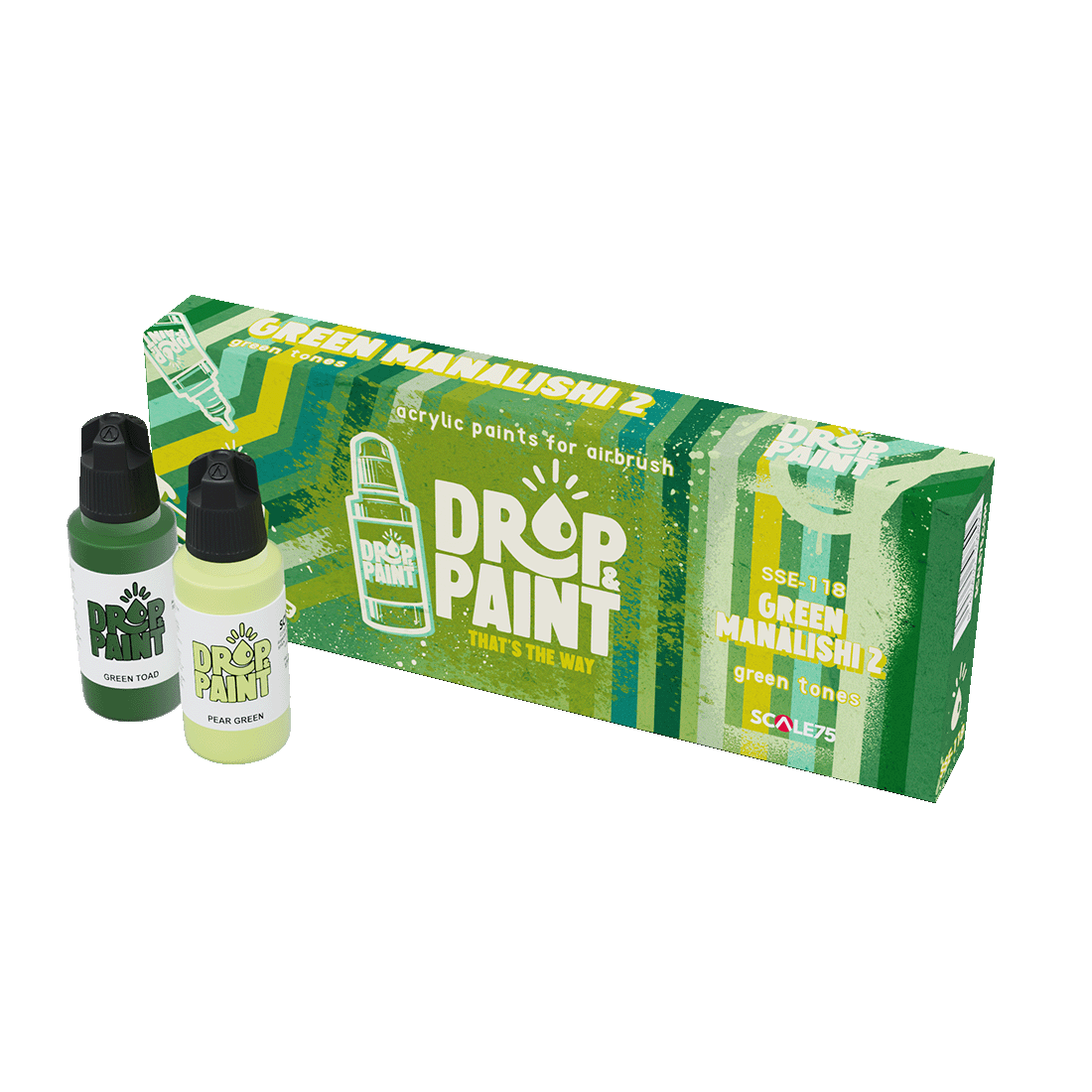 Scale 75 - Drop and Paints - Green Manalishi 2 Paint Set