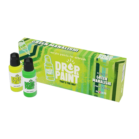 Scale 75 - Drop and Paints - Green Manalishi Paint Set