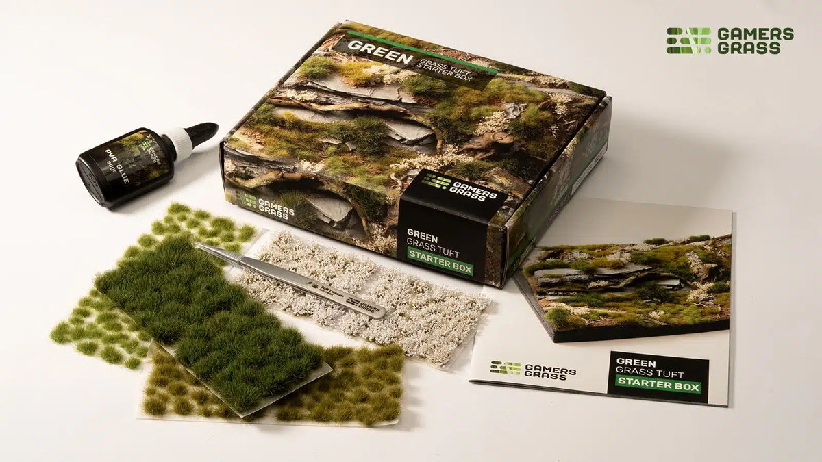 Gamers Grass - Green Grass Tuft Starter Box