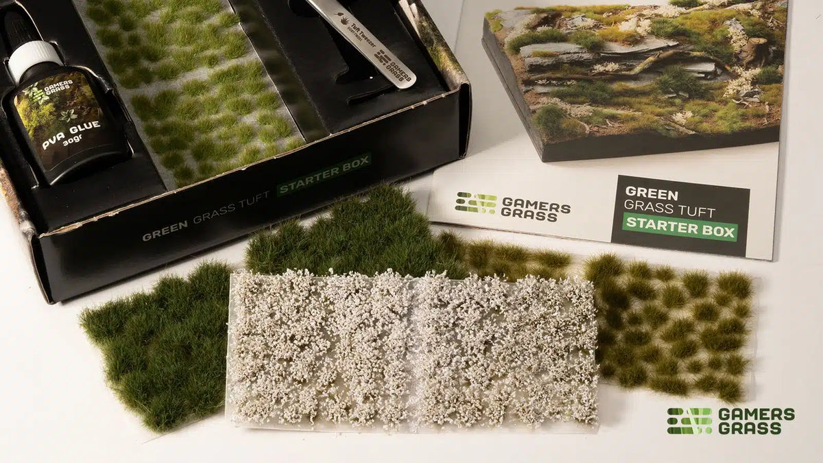 Gamers Grass - Green Grass Tuft Starter Box