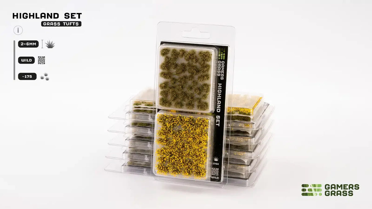 Gamers Grass - Highland Tuft Set