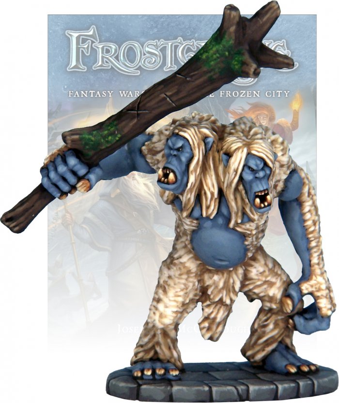 Frostgrave - Two Headed Snow Troll