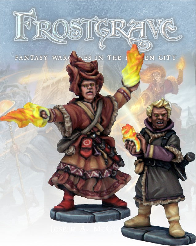 Frostgrave - Elementalist & Apprentice