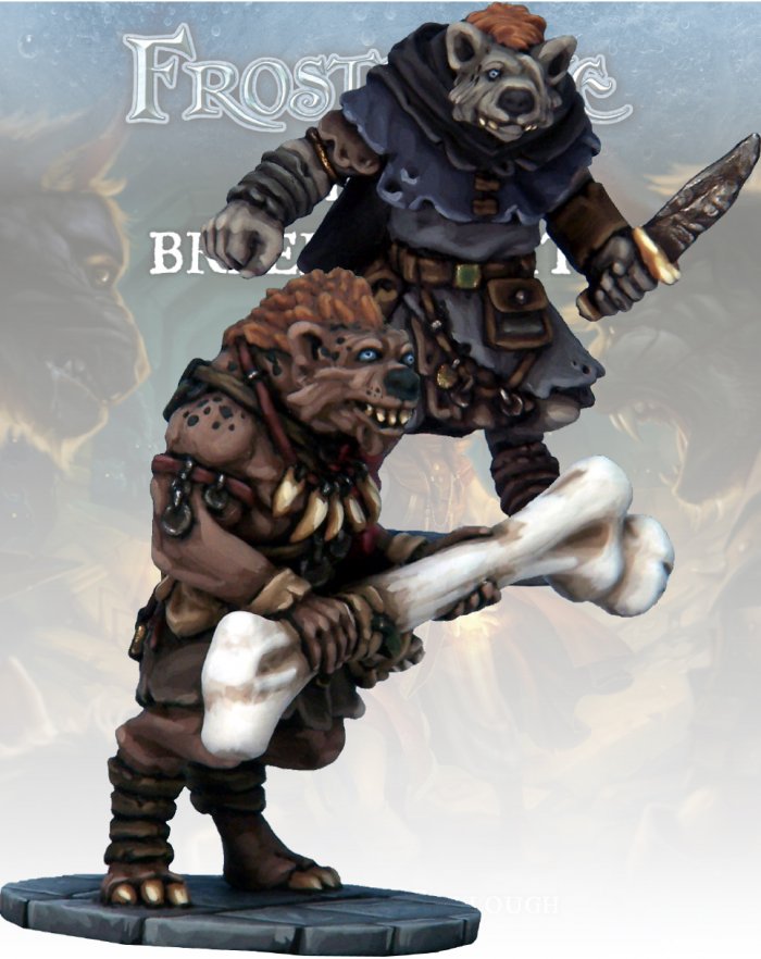 Frostgrave - Gnoll Thief & Barbarian