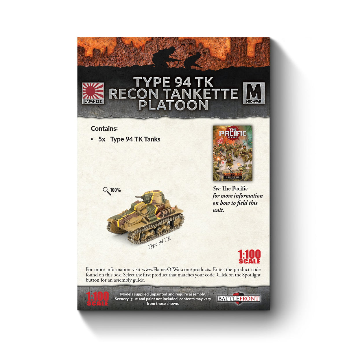 Flames Of War - Japanese: Type 94 TK Recon Tankette Platoon
