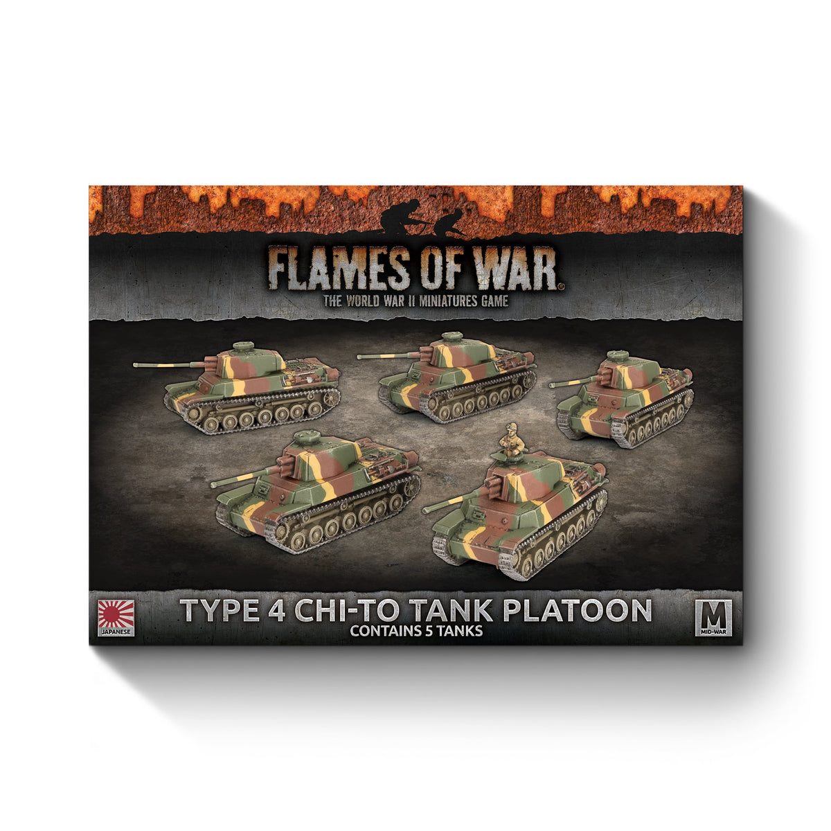 Flames Of War - Japanese: Type 4 Chi-To Tank Platoon