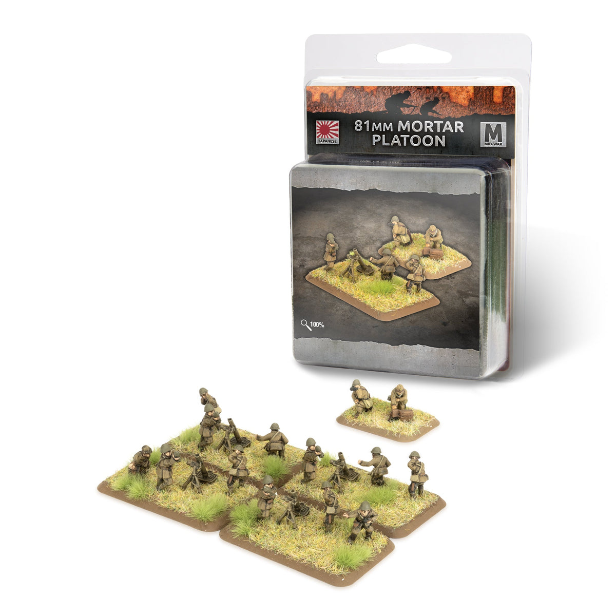 Flames Of War - Japanese: 81mm Mortar Platoon