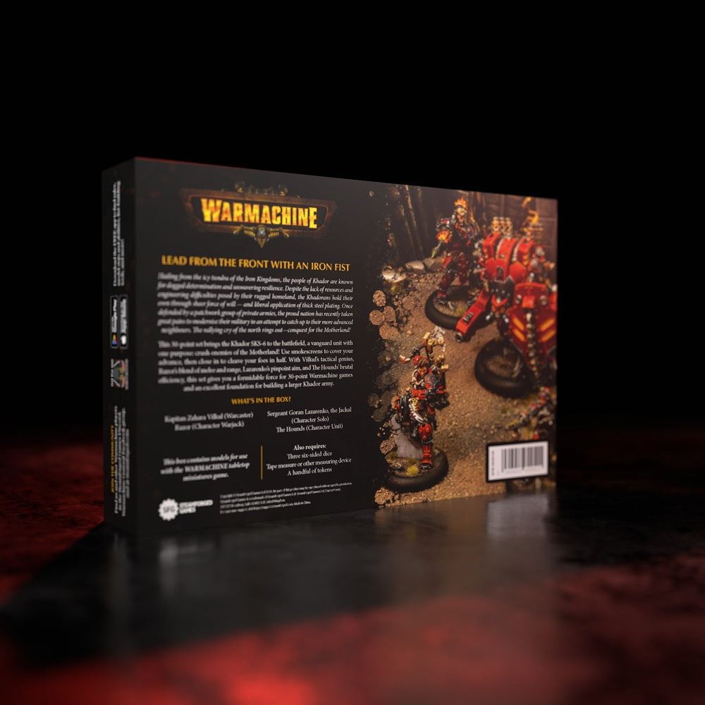 Warmachine: Cygnar Hellslingers Command Cadre (HIPS)