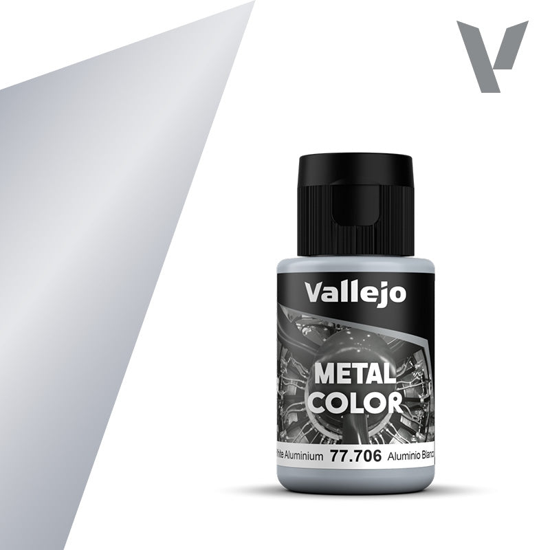 Vallejo - Metal Color: White Aluminium
