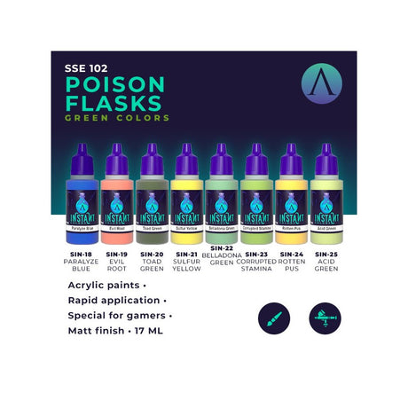Scale 75 - Instant Colors - Poison Flasks Paint Set