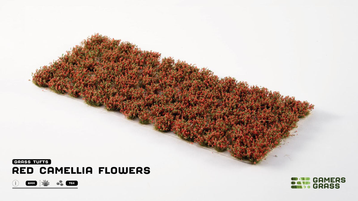 Gamers Grass - Red Camellia Flowers