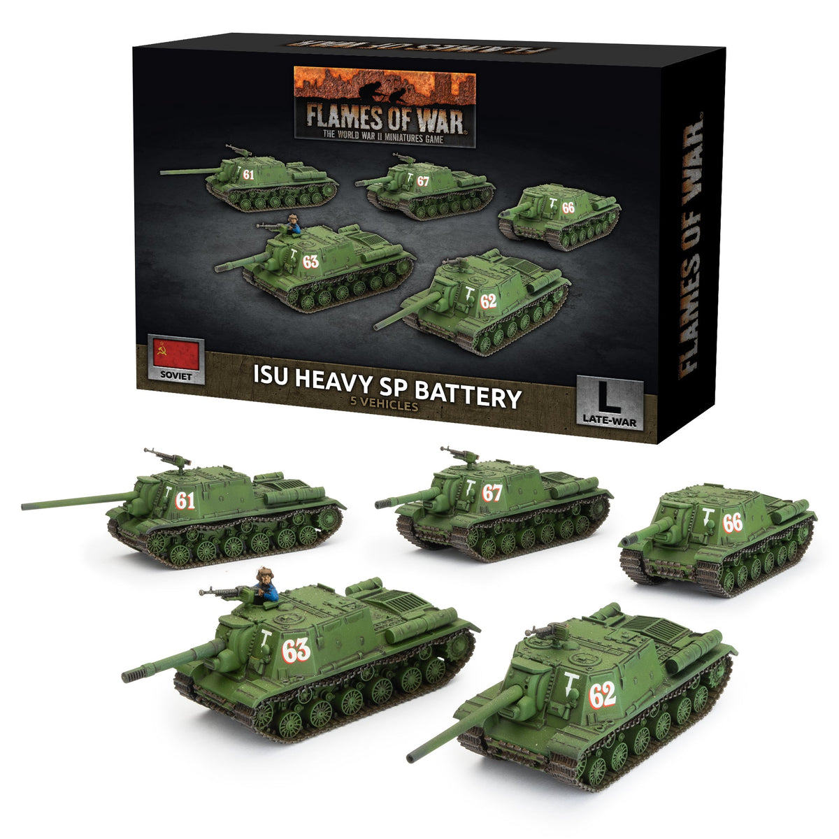 Flames Of War - Soviet: ISU Heavy SP Battery