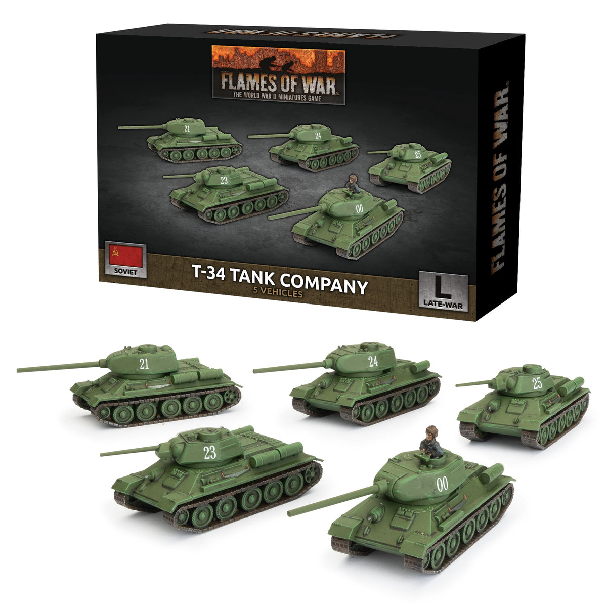 Flames Of War - Soviet: T-34 Tank Company