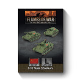 Flames Of War - Soviet: T-70 Tank Company