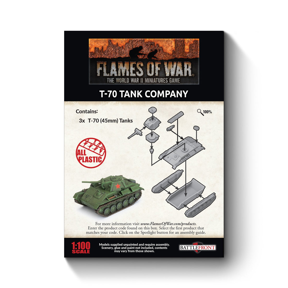 Flames Of War - Soviet: T-70 Tank Company