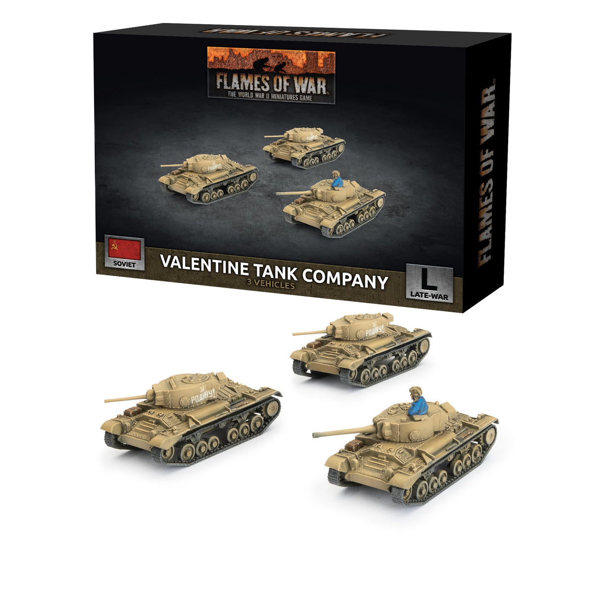 Flames Of War - Soviet: Valentine Tank Company