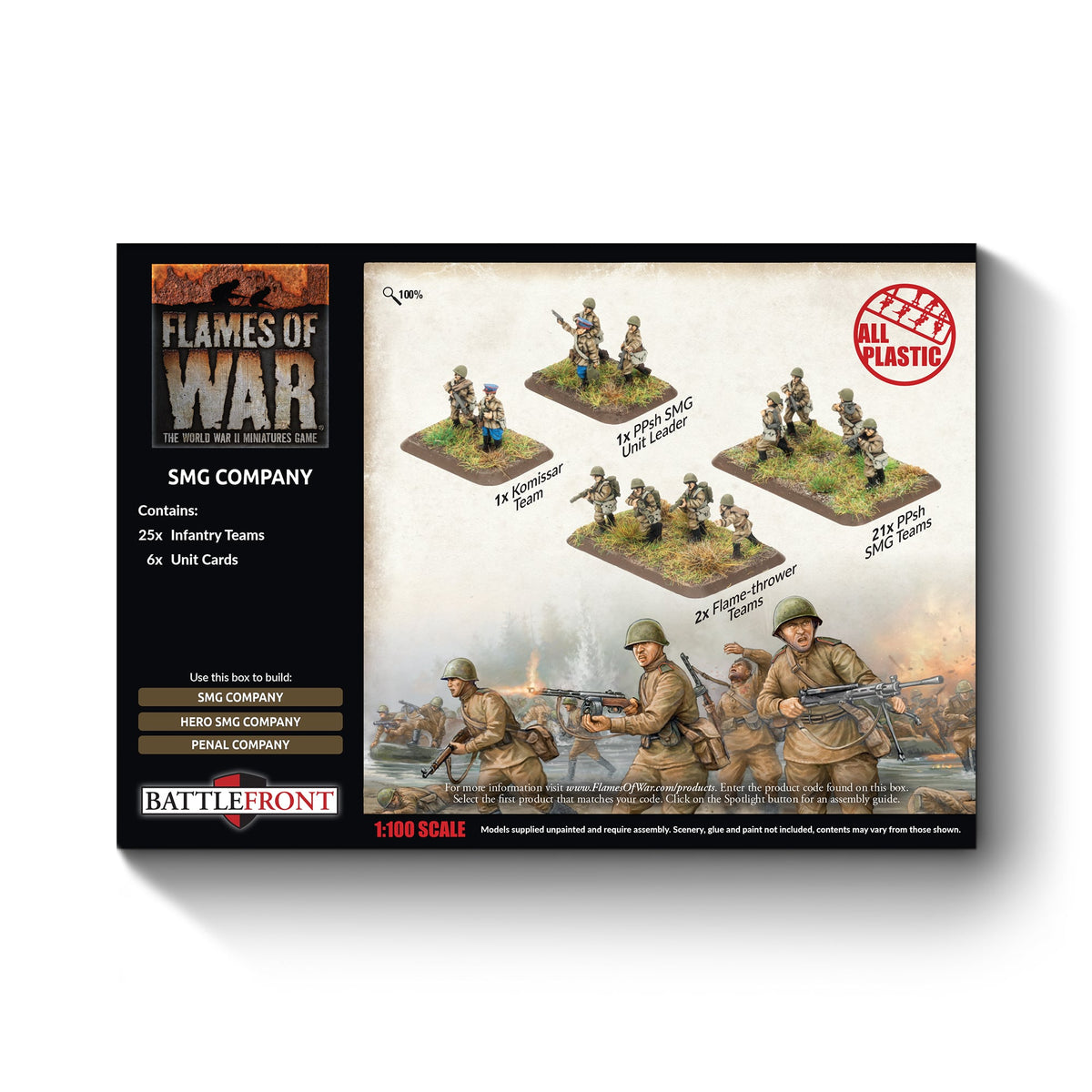Flames Of War - Soviet: SMG Company