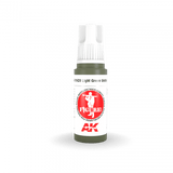 AK Interactive - 3 Gen Figures Acrylics - Light Green Uniform 17ml
