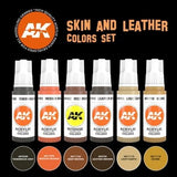 AK Interactive - 3 Gen Sets - Skin And Leather Colors