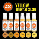 AK Interactive - 3 Gen Sets - Yellow Essential Colors
