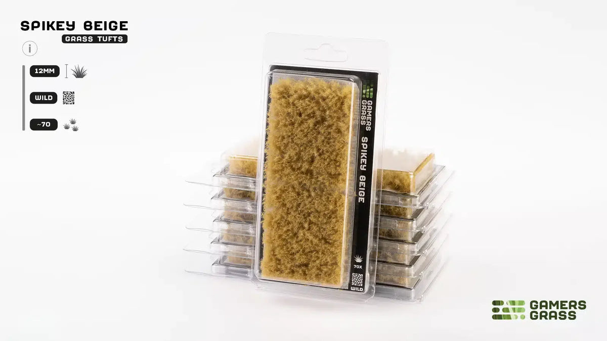 Gamers Grass - Spikey Beige (12mm)