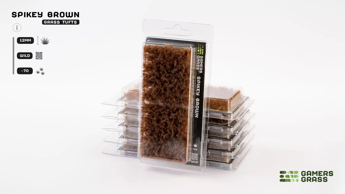 Gamers Grass - Spikey Brown (12mm)
