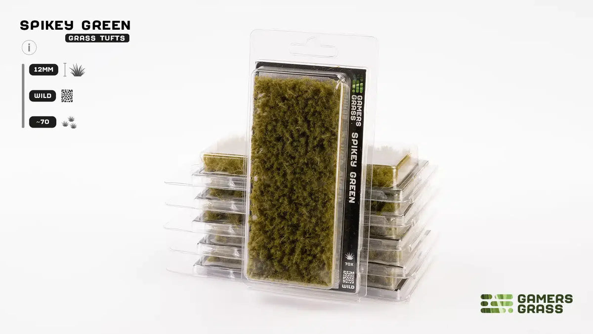 Gamers Grass - Spikey Green (12mm)