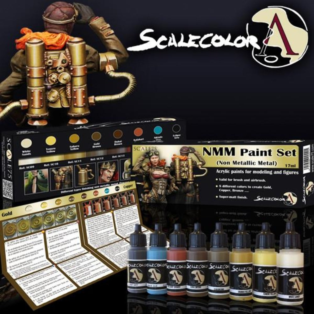 Scale 75 - Scalecolor - NMM Gold and Copper Paint Set