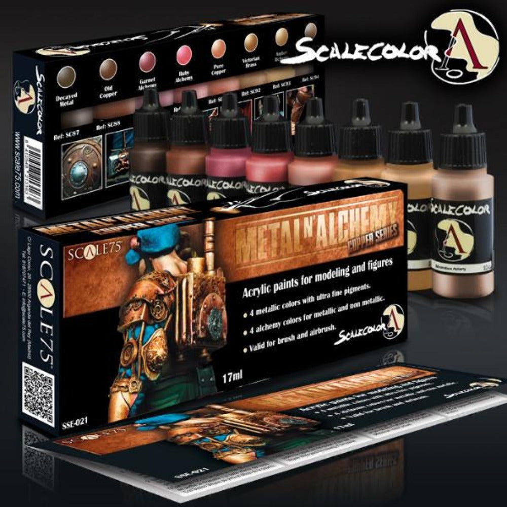 Scale 75 - Scalecolor - Metal n' Alchemy - Copper Series Paint Set