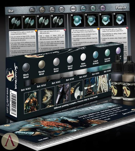 Scale 75 - Scalecolor - Metal n' Alchemy - Steel Paint Set