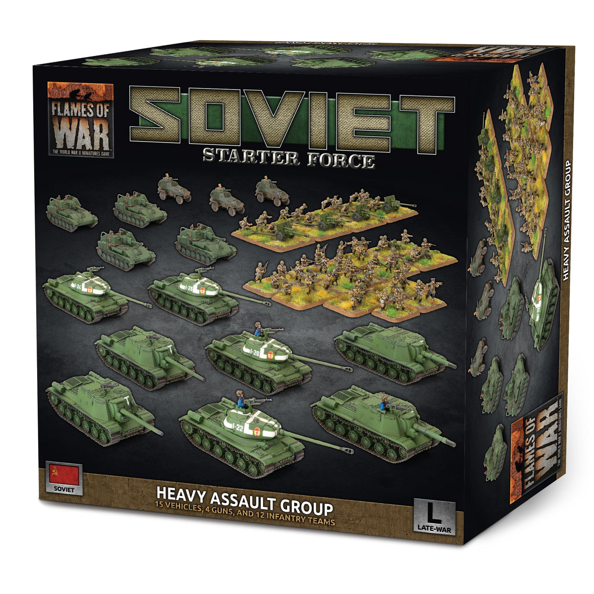 Flames Of War - Soviet Starter Force: Heavy Assault Group