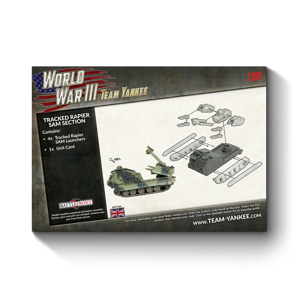 World War III - British: Tracked Rapier SAM Section
