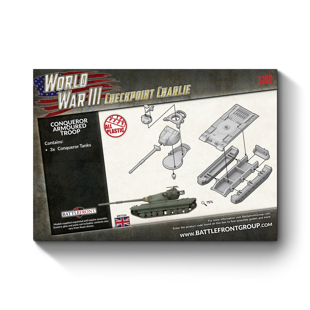 World War III - British: Conqueror Armoured Troop