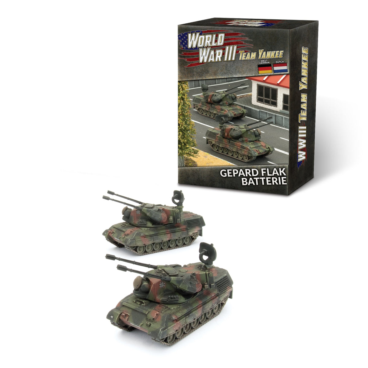 World War III - West German: Gepard Flak Batterie