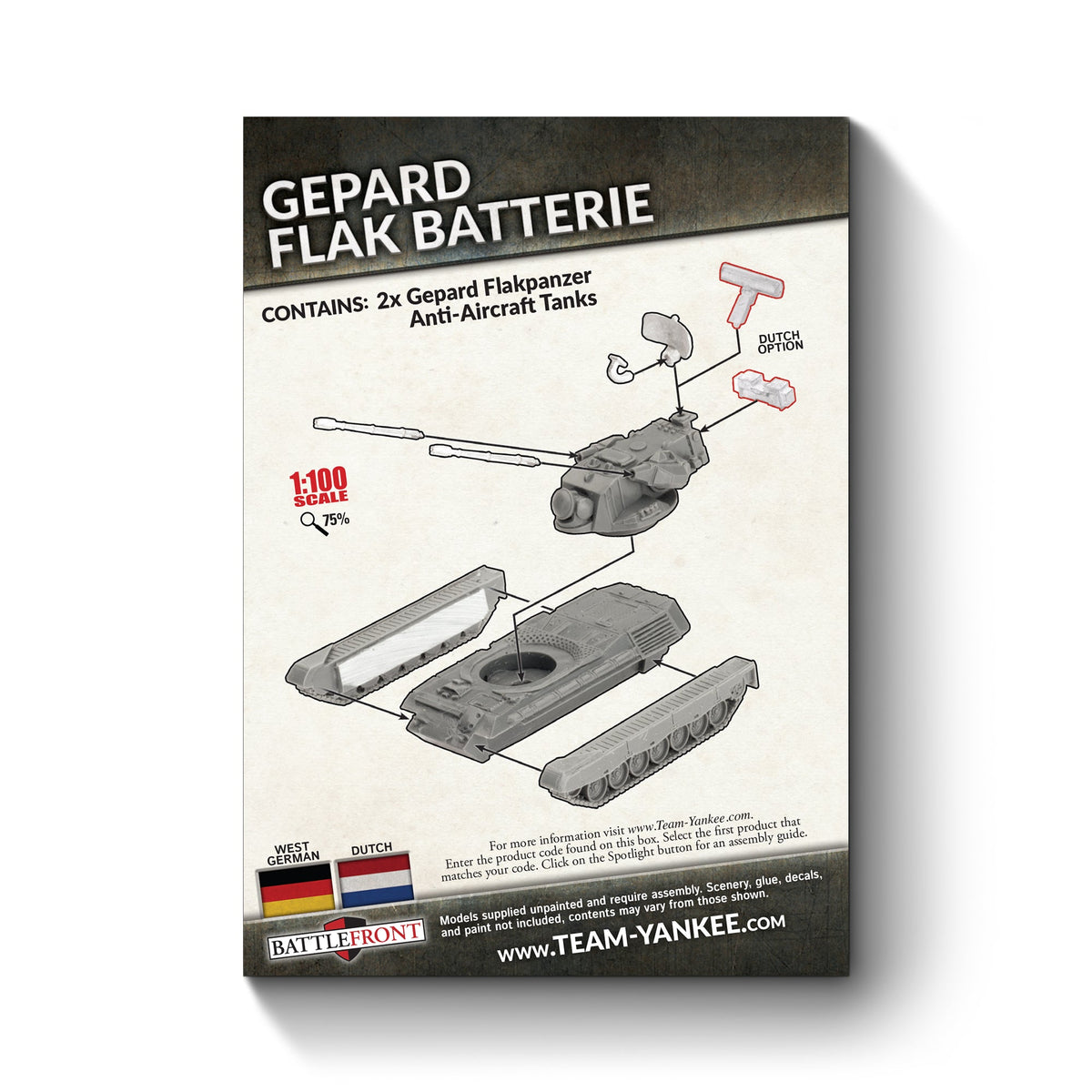 World War III - West German: Gepard Flak Batterie