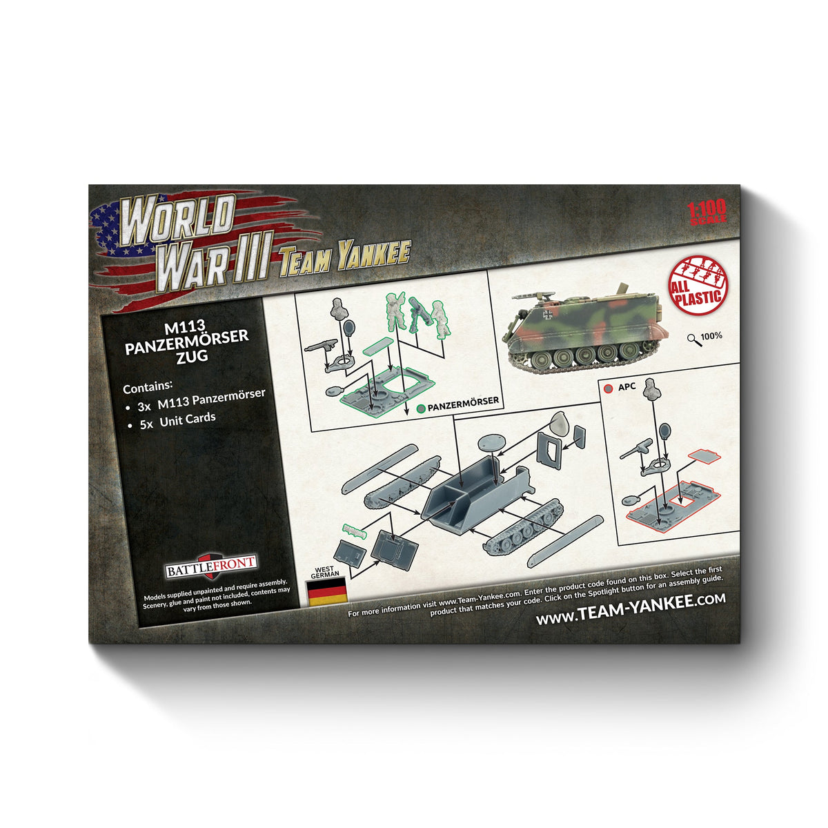 World War III - West German: M113 Panzermorser Zug