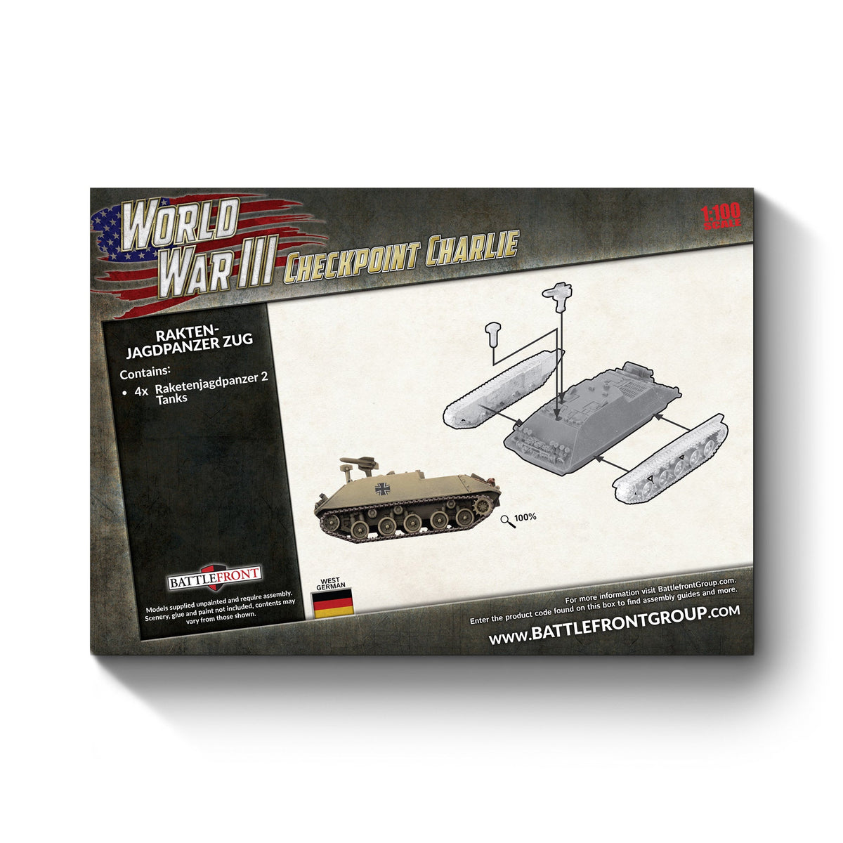 World War III - West German: Raketenjagdpanzer Zug