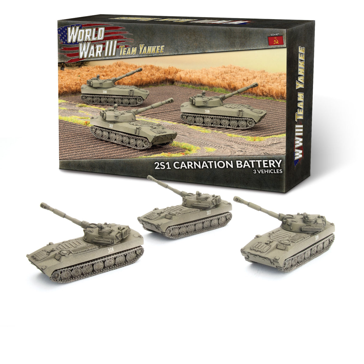 World War III - Soviet: 2S1 Carnation Battery