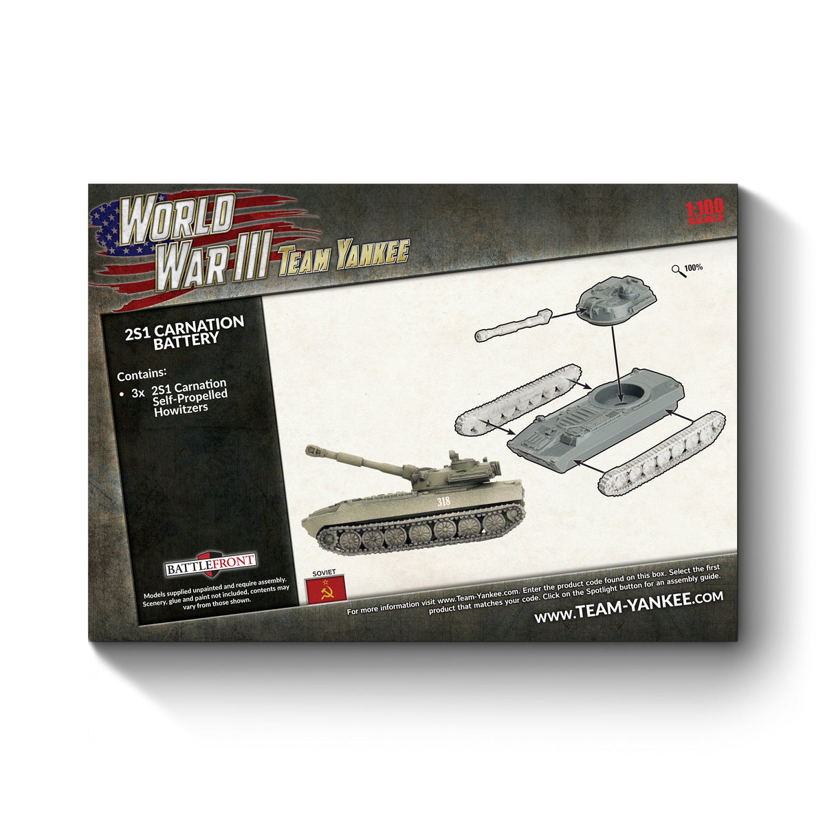 World War III - Soviet: 2S1 Carnation Battery