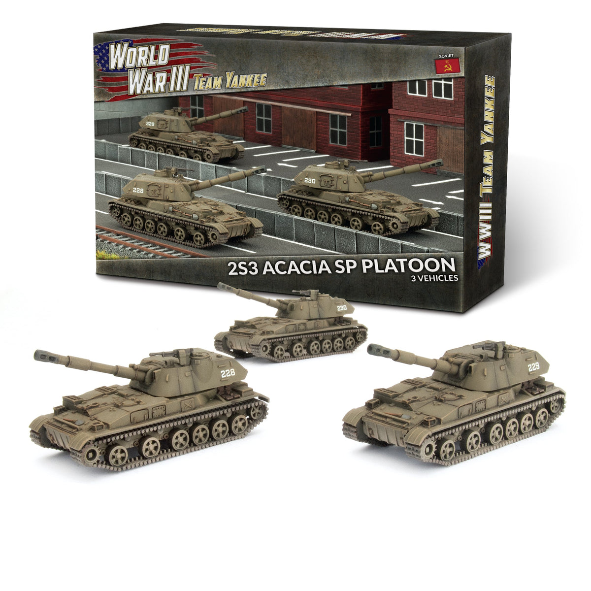 World War III - Soviet: 2S3 Acacia SP Platoon