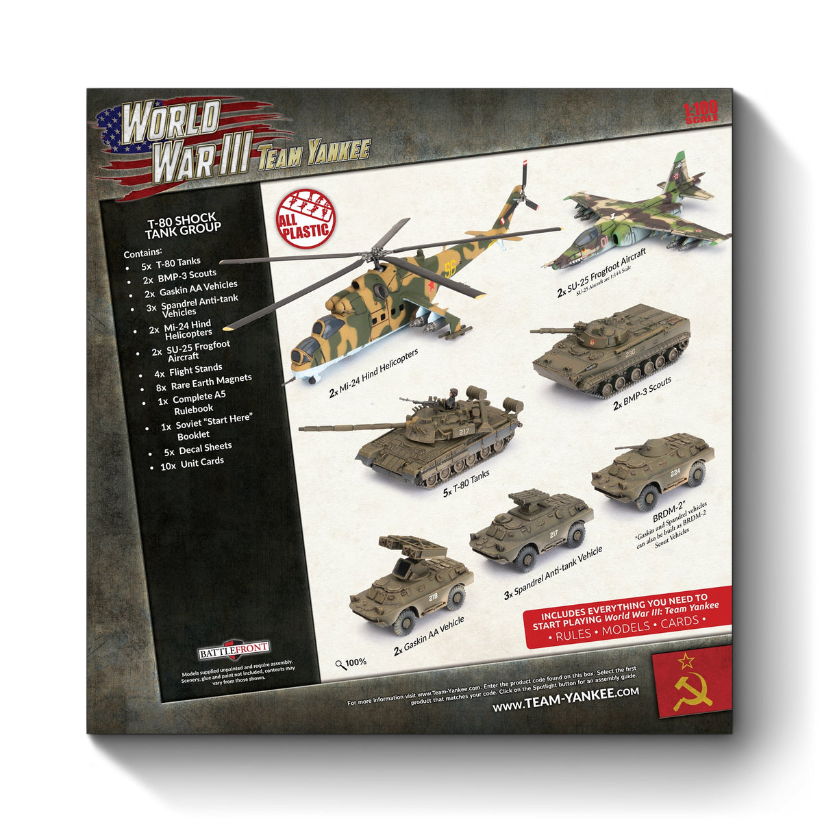 World War III - Soviet Starter Force: T-80 Shock Tank Company
